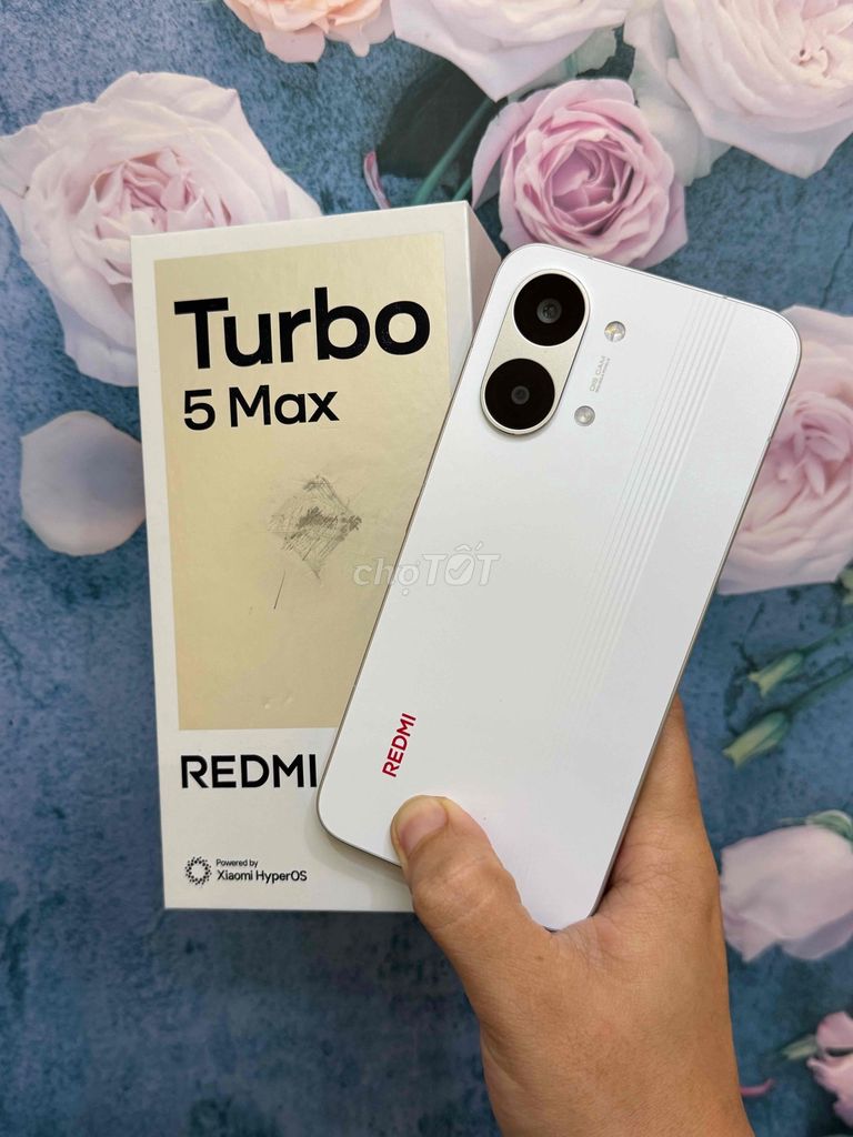 Xiaomi Turbo 5 Max 256GB Trắng BH 6th có góp. Mua bán Điện thoại tại Quận Thanh Khê Đà Nẵng được đăng bởi Bèo Mobile Store hình 1