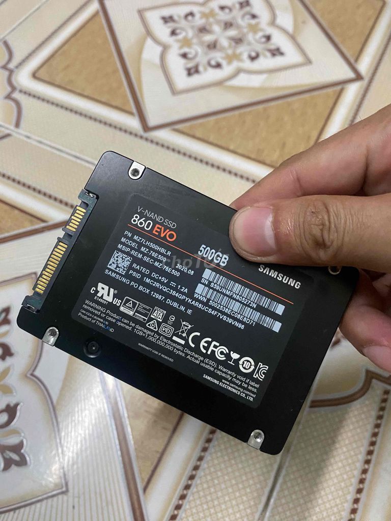 SSD Samsung EVO 500GB SATA3 chuẩn usa cao cấp. Mua bán Linh kiện (RAM, Card...) tại Quận 1 Tp Hồ Chí Minh được đăng bởi Nguyễn hình 1