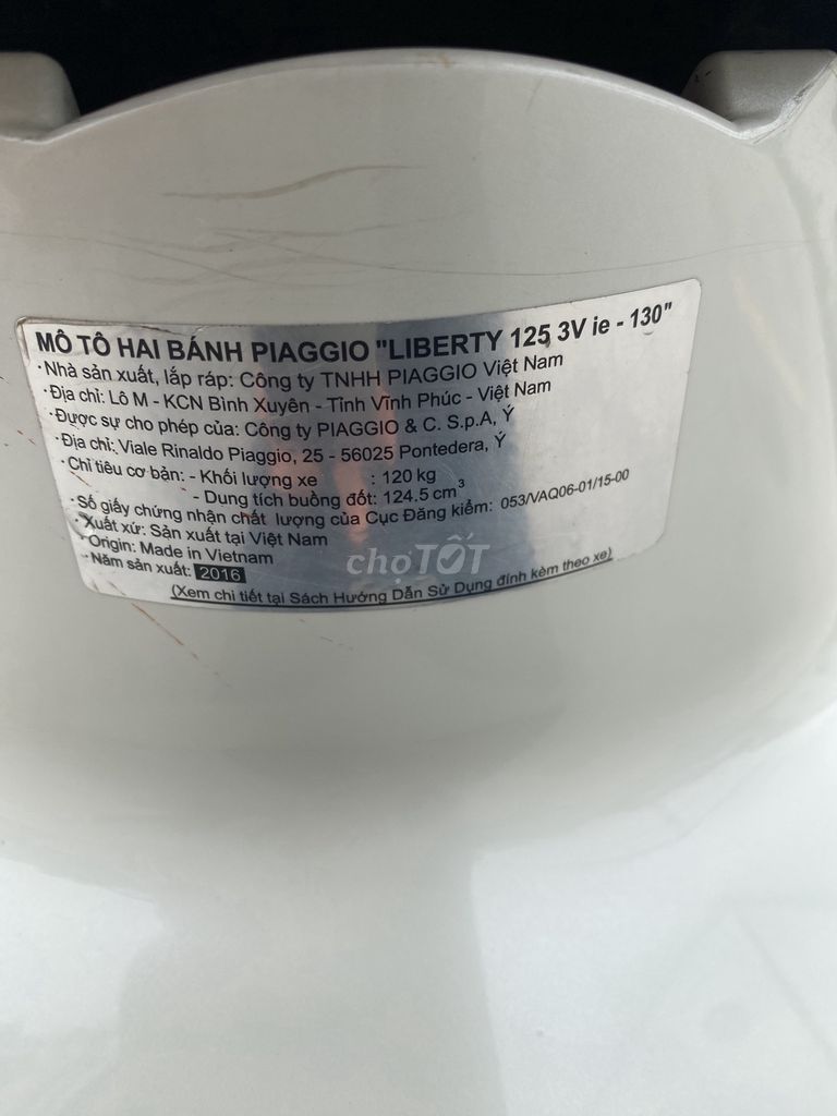 Bán libety abs đời 2016. Mua bán Xe máy tại Thành phố Vinh Nghệ An được đăng bởi Vinh hình 10