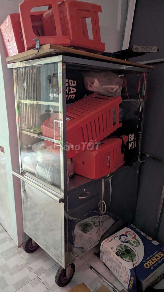 Xe bán cơm inox giá rẻ. Mua bán Đồ chuyên dụng, Giống nuôi trồng tại Quận 6 Tp Hồ Chí Minh được đăng bởi Khương Duy hình 1