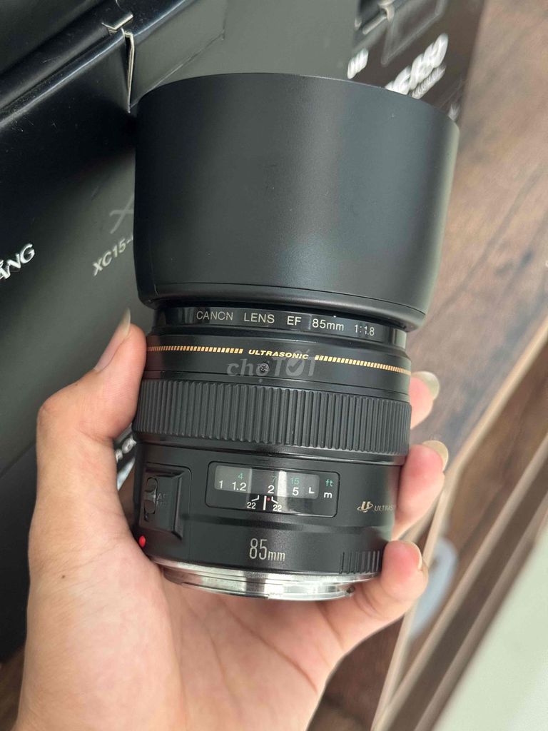 Bán Canon EF 85mm f/1.8 Đen. Mua bán Máy ảnh, Máy quay tại Quận Liên Chiểu Đà Nẵng được đăng bởi Sáng Phan Văn hình 1