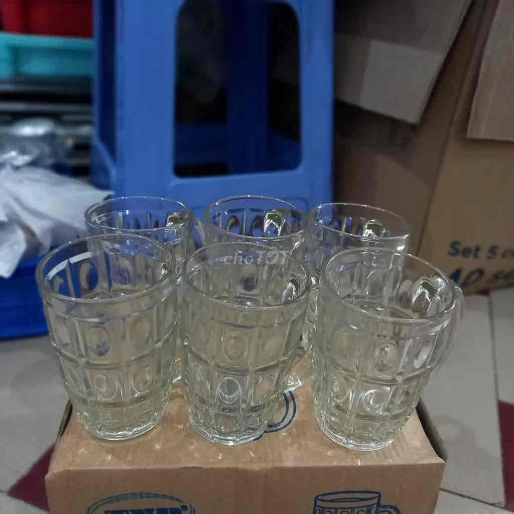 Bộ cốc thủy tinh mới nguyên 5 chiếc. Mua bán Dụng cụ nhà bếp tại Quận Lê Chân Hải Phòng được đăng bởi Quynh Anh hình 1