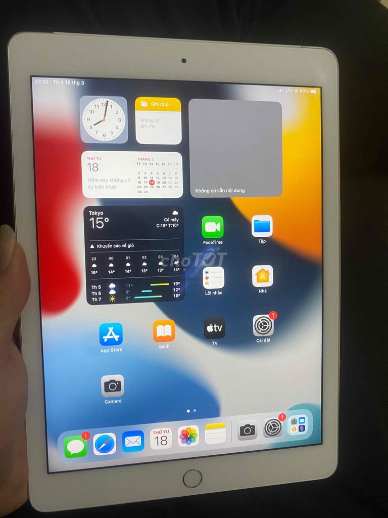 Apple iPad Air 2 Trắng. Mua bán Máy tính bảng tại Quận Lê Chân Hải Phòng được đăng bởi Hung  hình 1