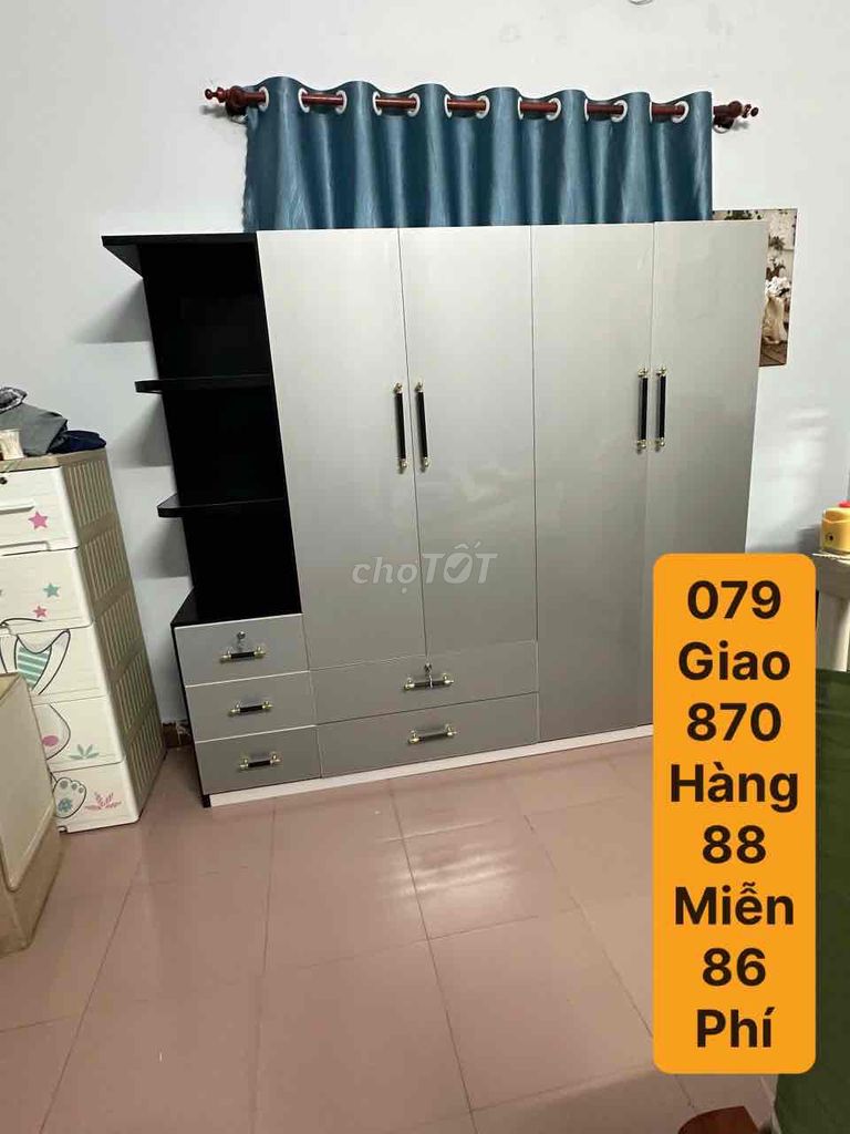 Tủ #sẵn đủ màu kt 180*200 #freeship ráp