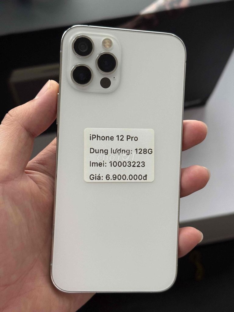 iPhone 12 Pro 128GB Trắng máy chuẩn zin. Mua bán Điện thoại tại Thành phố Buôn Ma Thuột Đắk Lắk được đăng bởi Nguyễn Hoàng hình 1