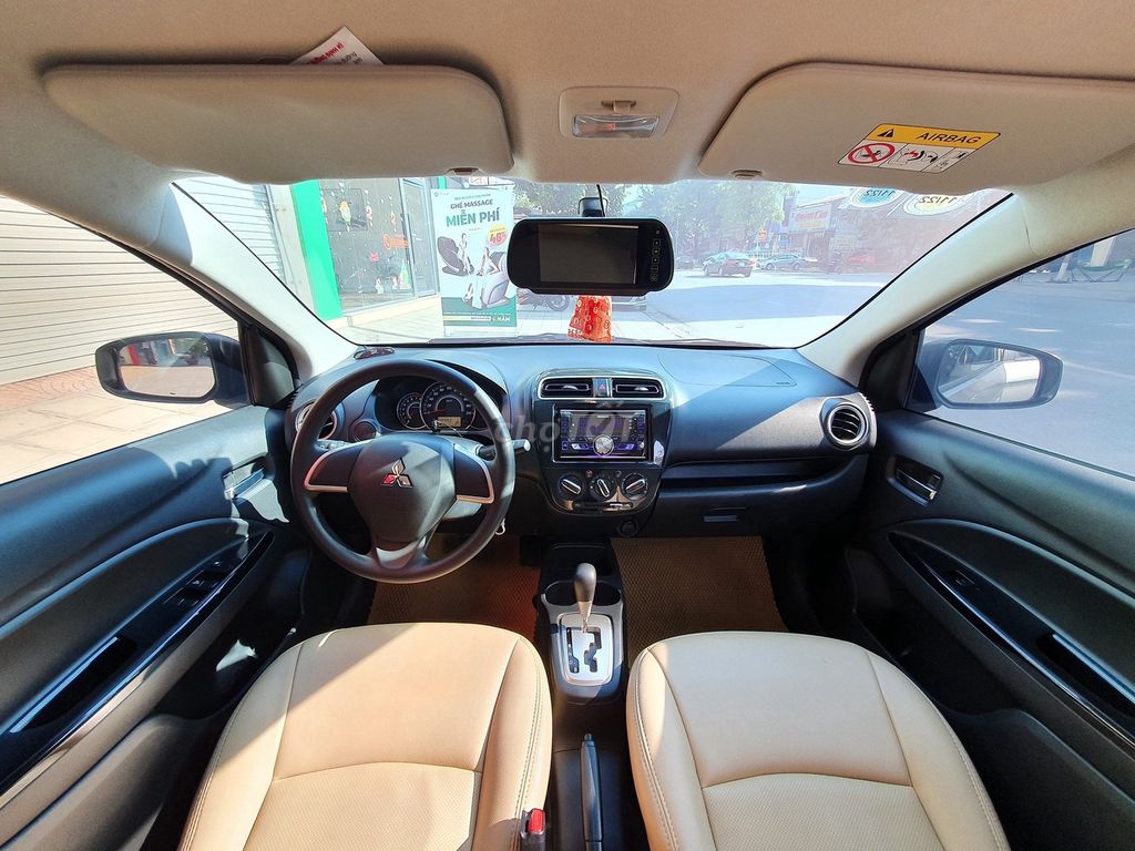 Mitsubishi Attrage 2019 số tự động màu xám. Mua bán Ô tô tại Quận Gò Vấp Tp Hồ Chí Minh được đăng bởi Quang hình 5