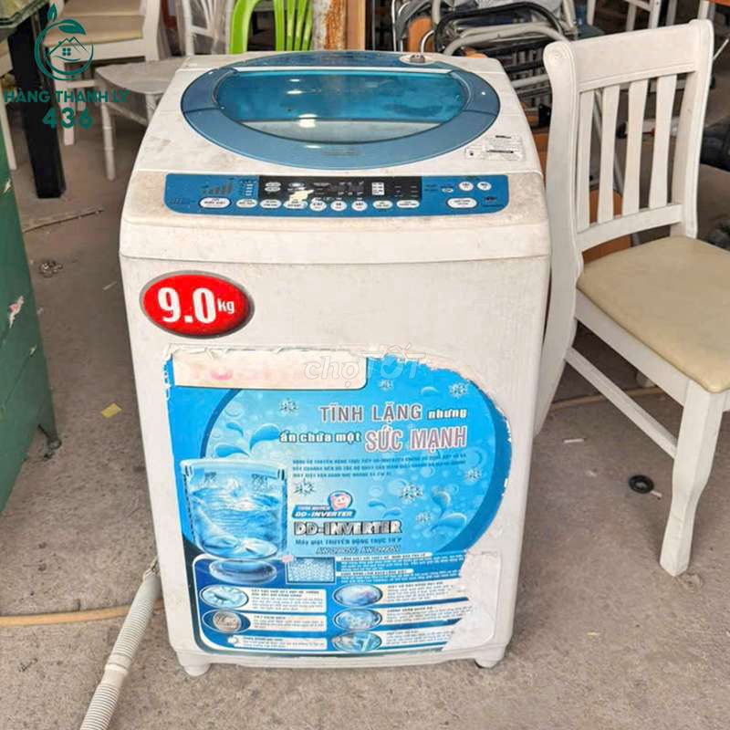 Máy giặt Sanyo 9kg Trắng Đã dùng. Mua bán Máy giặt tại Huyện Lâm Hà Lâm Đồng được đăng bởi Trần Dũng hình 1