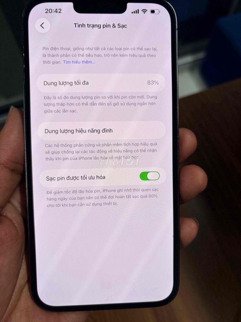 Apple iPhone 13 Pro Max 128GB Đen. Mua bán Điện thoại tại Huyện Chương Mỹ Hà Nội được đăng bởi thai thaitu hình 1