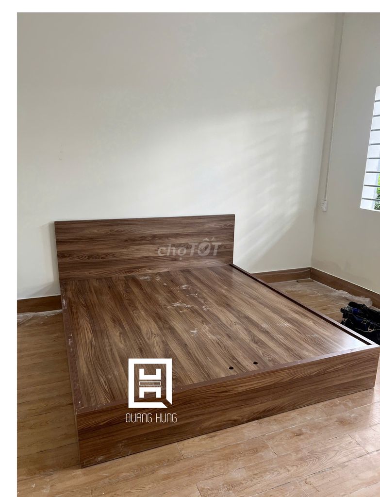 GIƯỜNG GỖ MDF-GIƯỜNG MDF-GIƯỜNG MDF-GIƯỜNG GỖ MDF. Mua bán Giường, chăn ga gối nệm tại Huyện Cần Giờ Tp Hồ Chí Minh được đăng bởi Nội Thất Quang Hùng TD hình 1