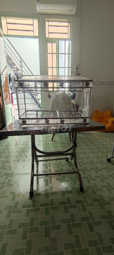 Bàn ăn Inox Bạc 78x50x56. Mua bán Bàn ghế tại Quận Bình Thạnh Tp Hồ Chí Minh được đăng bởi Phong Linh hình 1