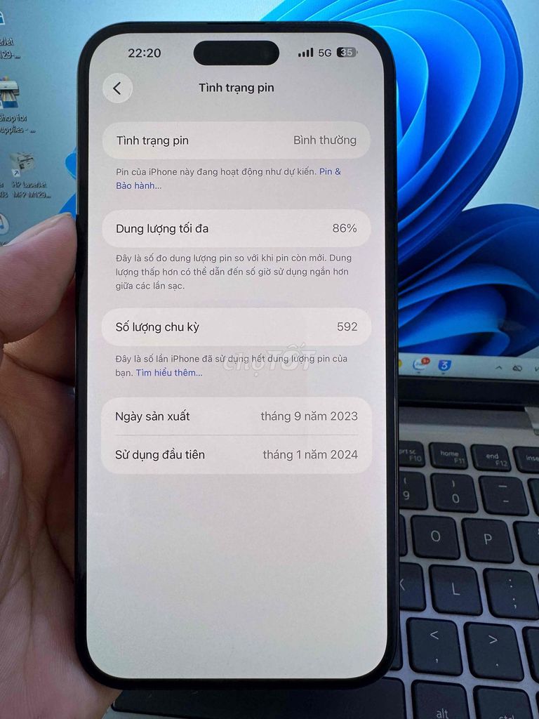 Apple iPhone 15 Plus 128GB Đen 98.5%. Mua bán Điện thoại tại Quận 6 Tp Hồ Chí Minh được đăng bởi QUỐC THIÊN BÁN GÓP 0 ĐỒNG  hình 1