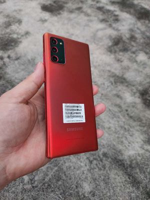 Note 20 5G màu đỏ 1 sim ram 8/256g, chíp snap 865+