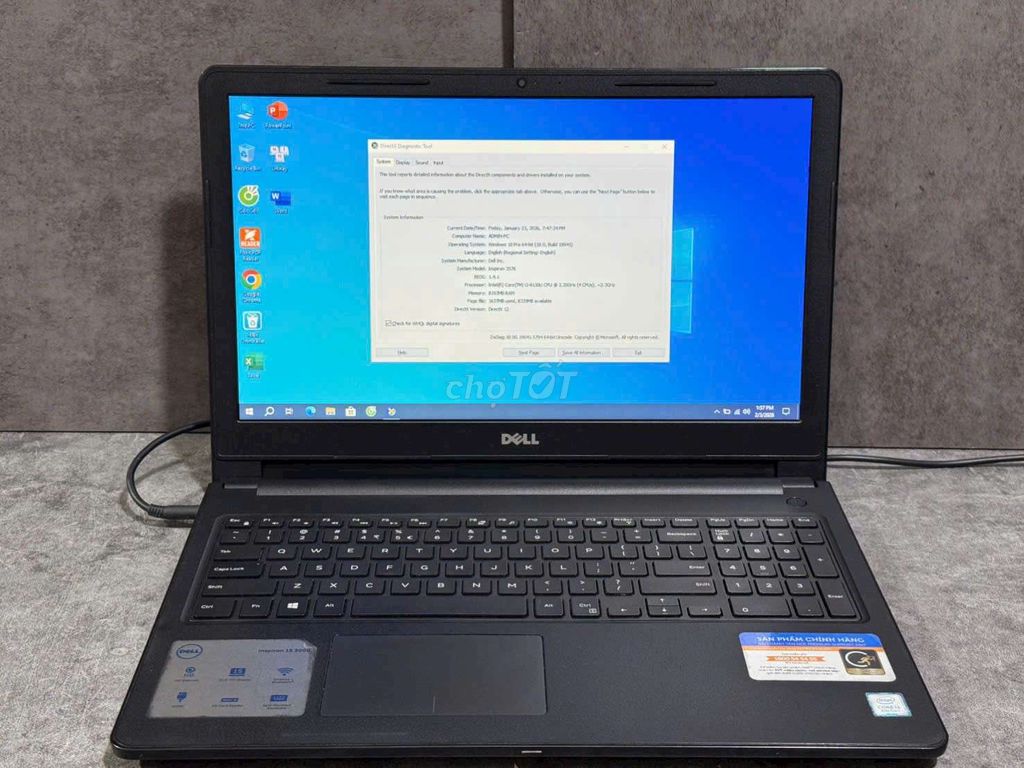 Dell 3576 i3 8130 8GB/128GB. Mua bán Laptop tại Quận Bình Tân Tp Hồ Chí Minh được đăng bởi Trọng Thiên hình 1