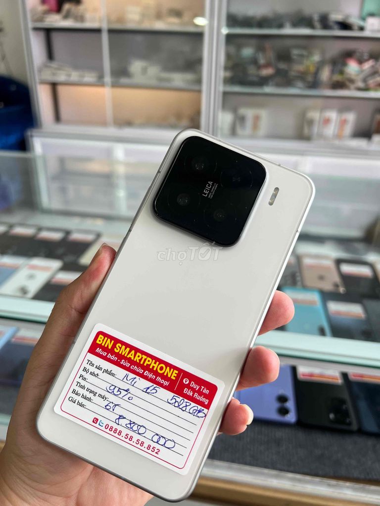 Xiaomi MI15 16GB/512GB Trắng. Mua bán Điện thoại tại Huyện Chư Păh Gia Lai được đăng bởi BIN SMARTPHONE  KON TUM hình 1