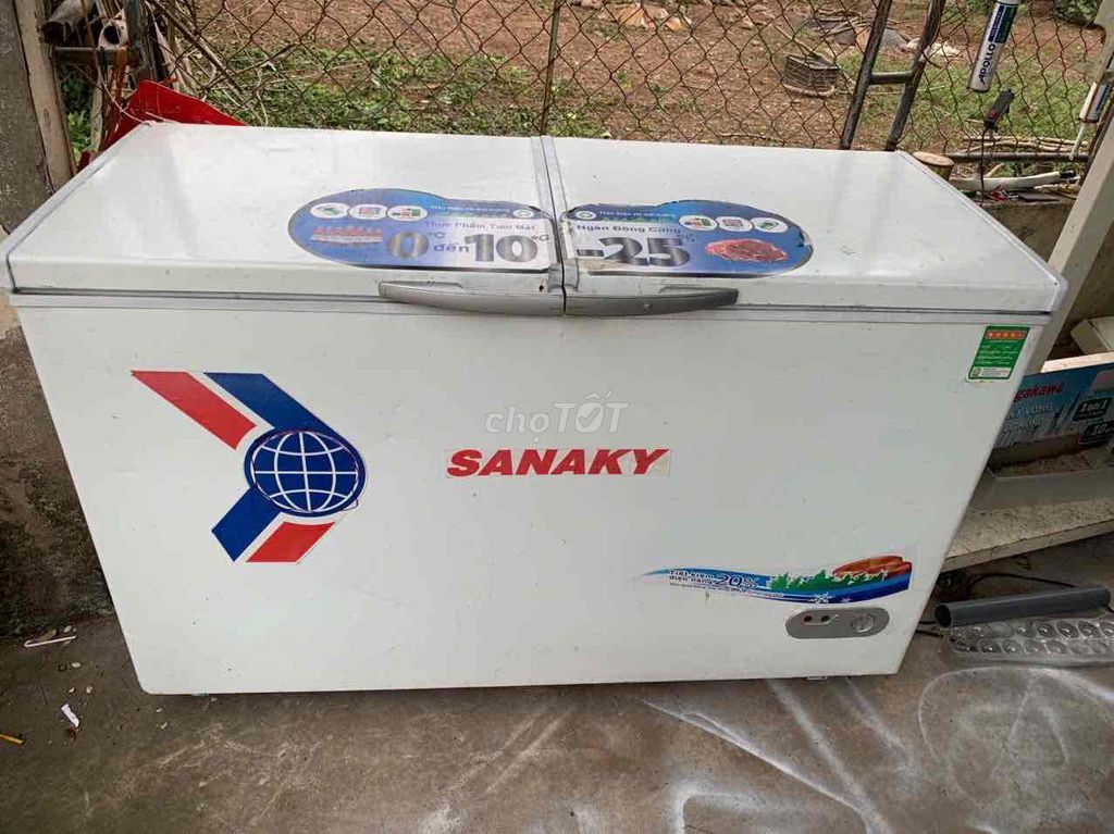 Tủ đông Sanaky Trắng. Mua bán Tủ lạnh tại Thành phố Nam Định Nam Định được đăng bởi Điện Máy Thoại Linh hình 1
