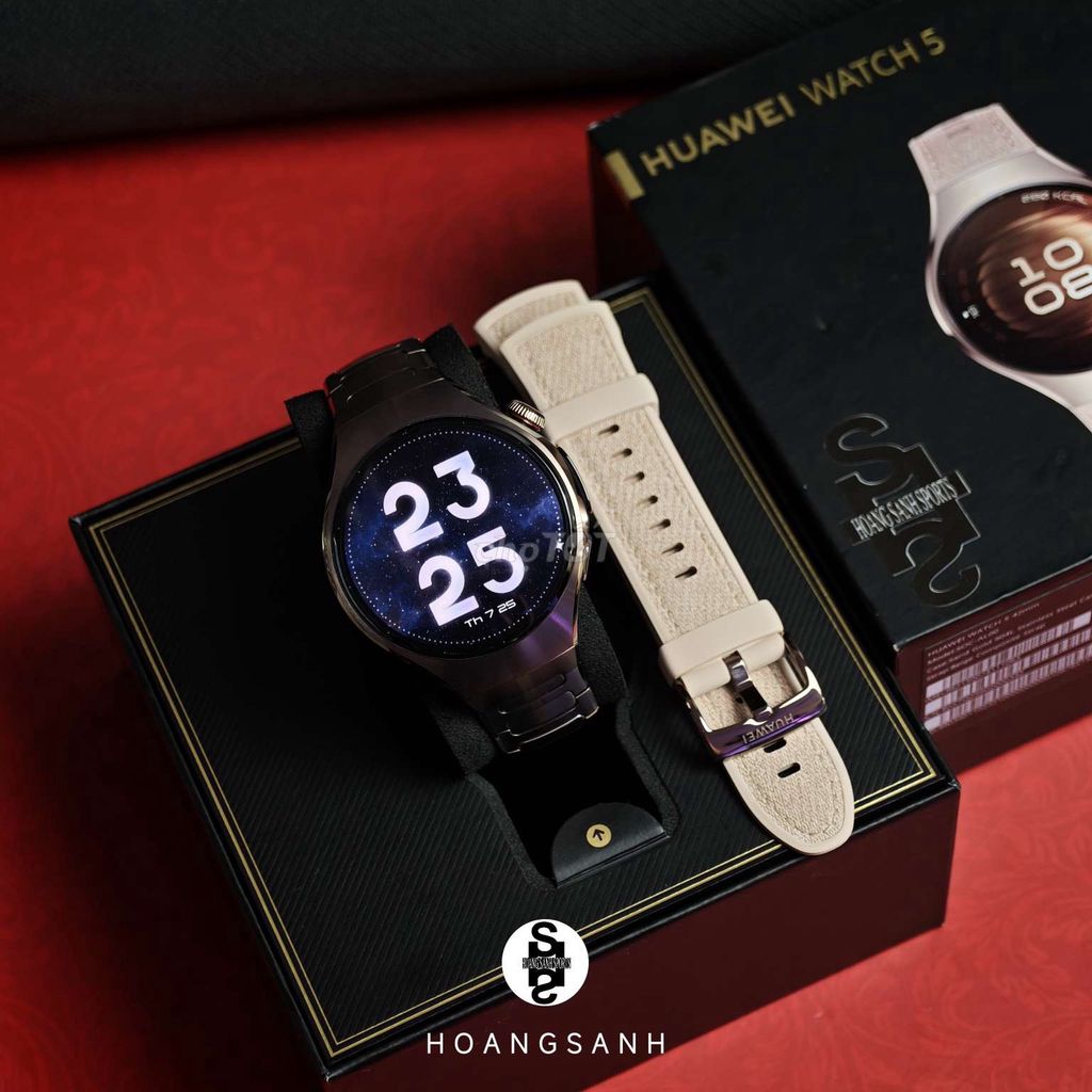 Huawei Watch 5 LTE 42mm màu Be 02 Dây Chính Hãng. Mua bán Thiết bị đeo thông minh tại Quận 11 Tp Hồ Chí Minh được đăng bởi HOÀNG SANH SPORTS hình 1