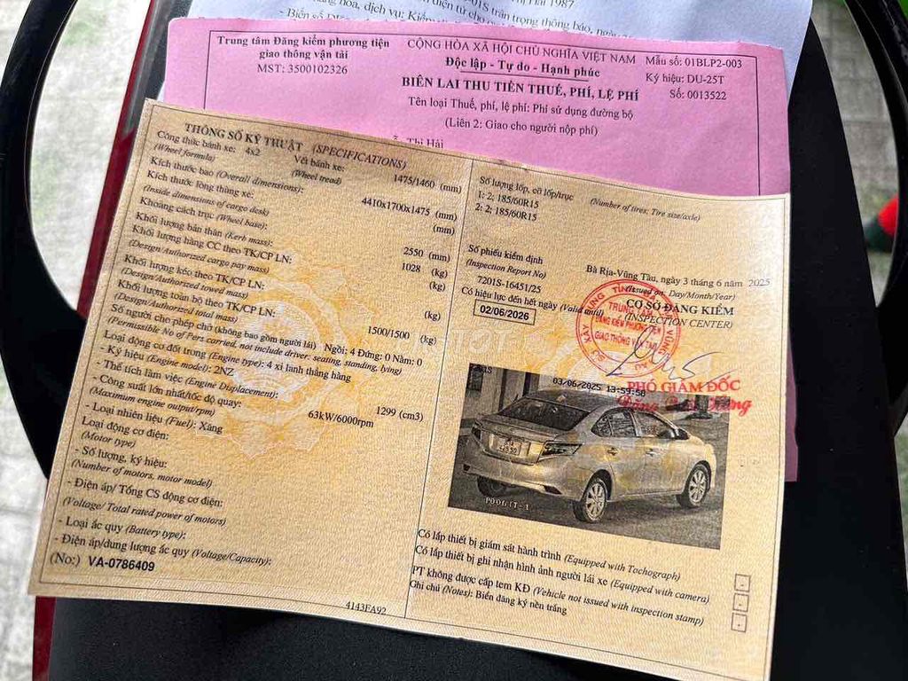 Vios model 2015 gđ chính chủ_ Đăng kiểm mới. Mua bán Ô tô tại Quận Bình Tân Tp Hồ Chí Minh được đăng bởi Phạm Thành Sài Gòn hình 18