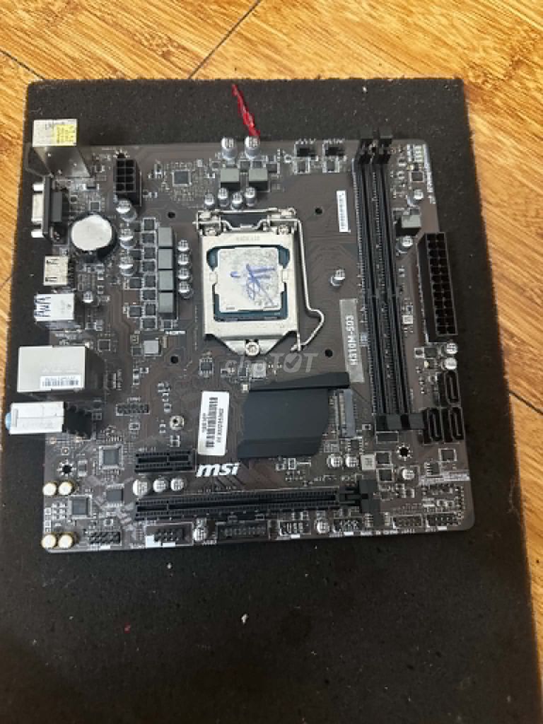 Bo mạch chủ MSI H310 HDMI i3 8100. Mua bán Linh kiện (RAM, Card...) tại Quận Thanh Xuân Hà Nội được đăng bởi LK PC cũ  hình 1