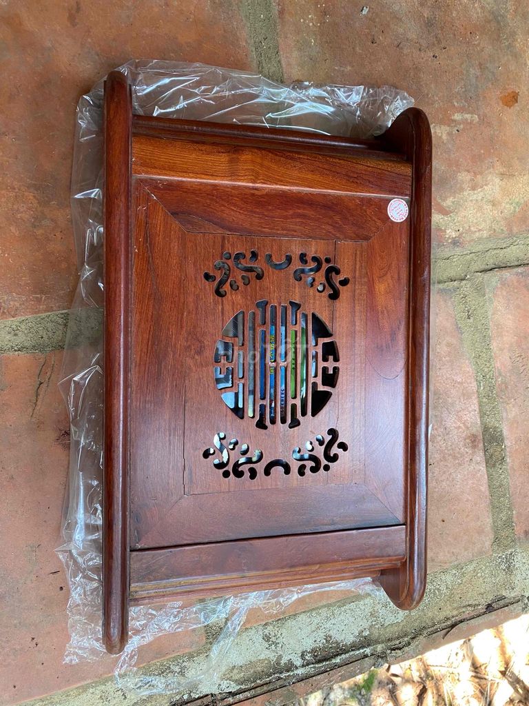 Khay trà gỗ Mỹ nghệ 35x25cm. Mua bán Nội thất, đồ gia dụng khác tại Huyện Thống Nhất Đồng Nai được đăng bởi Nam nguyên  hình 1