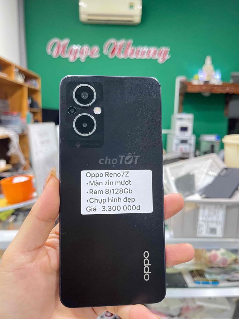 Oppo Reno7 Z 8GB/128GB Đen. Mua bán Điện thoại tại Thành phố Bến Tre Bến Tre được đăng bởi Điện thoại Bến Tre giá rẻ hình 1