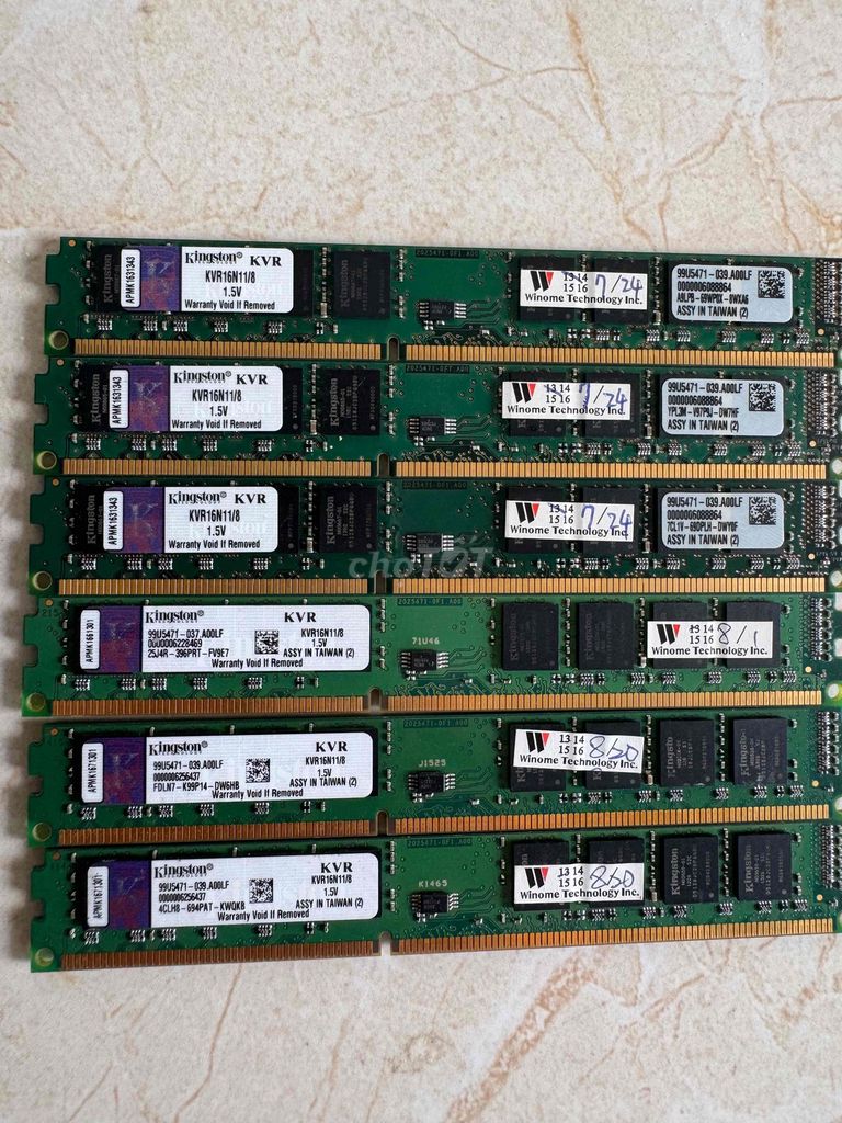 RAM Kingston 8GB 1600MHz. Mua bán Linh kiện (RAM, Card...) tại Huyện Thạch Thất Hà Nội được đăng bởi Duong hình 1