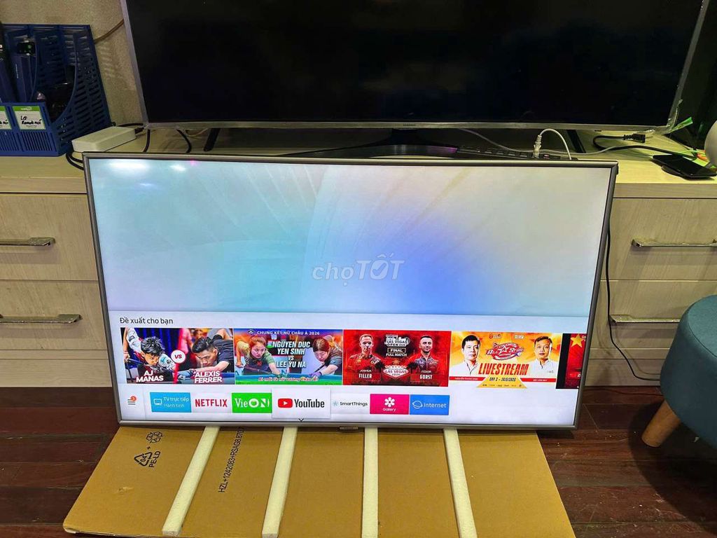 Smart Tivi Samsung 50 inch màn 4K remote nói . Mua bán Tivi, Âm thanh tại Quận 7 Tp Hồ Chí Minh được đăng bởi Hoàng Long Tivi  hình 1