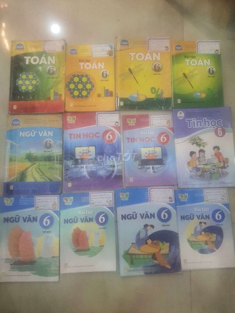 Bộ sách lớp 6 cả bài tập và tiếng Anh 2 học kỳ rẻ. Mua bán Sách tại Quận 12 Tp Hồ Chí Minh được đăng bởi nguyễn thị thu nga hình 1