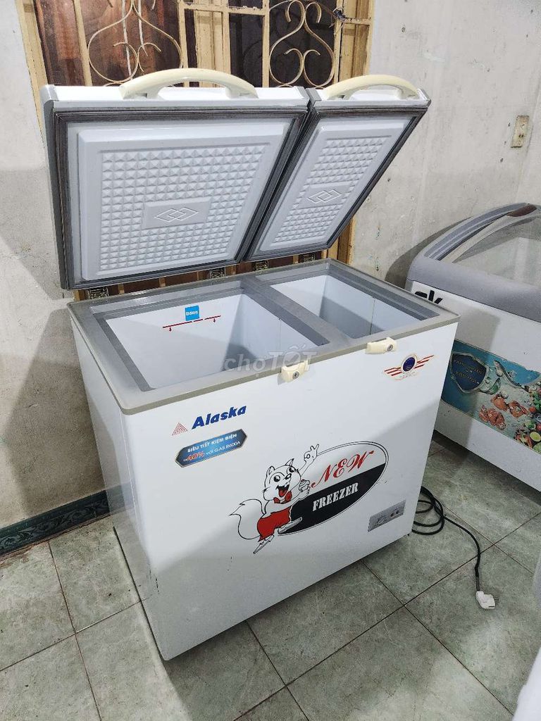 Bán tủ đông mát Alaska 250l rất đẹp chưa sửa chữa