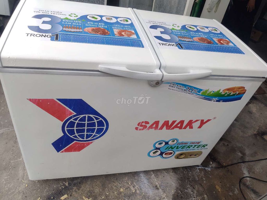 Tủ đông Sanaky 280L Inverter Trắng. Mua bán Tủ lạnh tại Huyện Hóc Môn Tp Hồ Chí Minh được đăng bởi long hình 1