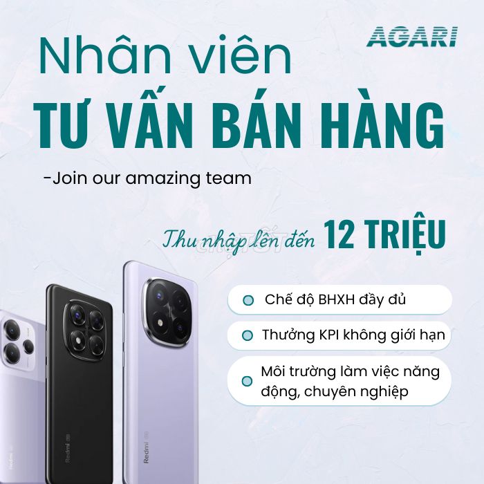 Nhân viên bán hàng XIAOMI tại An Giang