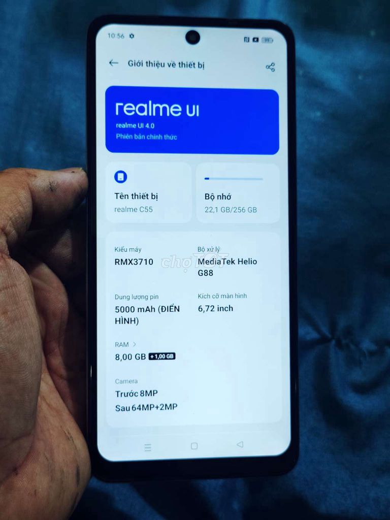Realme C55 8GB/256GB Trắng. Mua bán Điện thoại tại Quận Nam Từ Liêm Hà Nội được đăng bởi Hoàng Đông hình 1