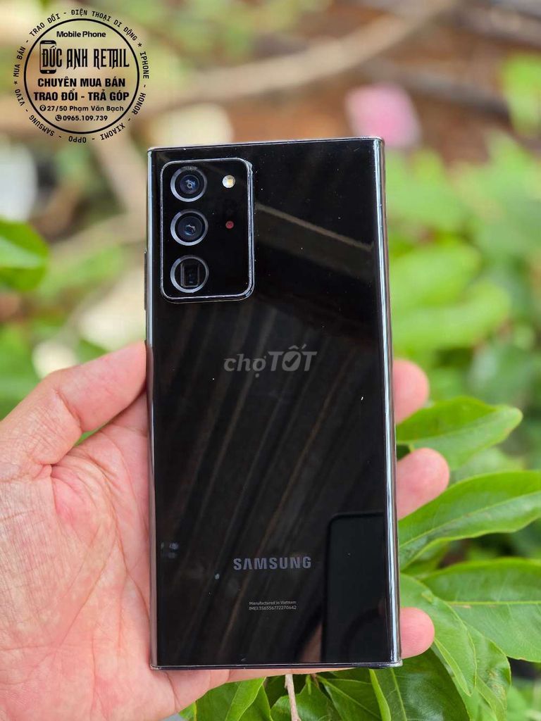 Samsung Galaxy Note 20 Ultra 5G 128GB Đen. Mua bán Điện thoại tại Thành phố Buôn Ma Thuột Đắk Lắk được đăng bởi Đức Anh Retail hình 1