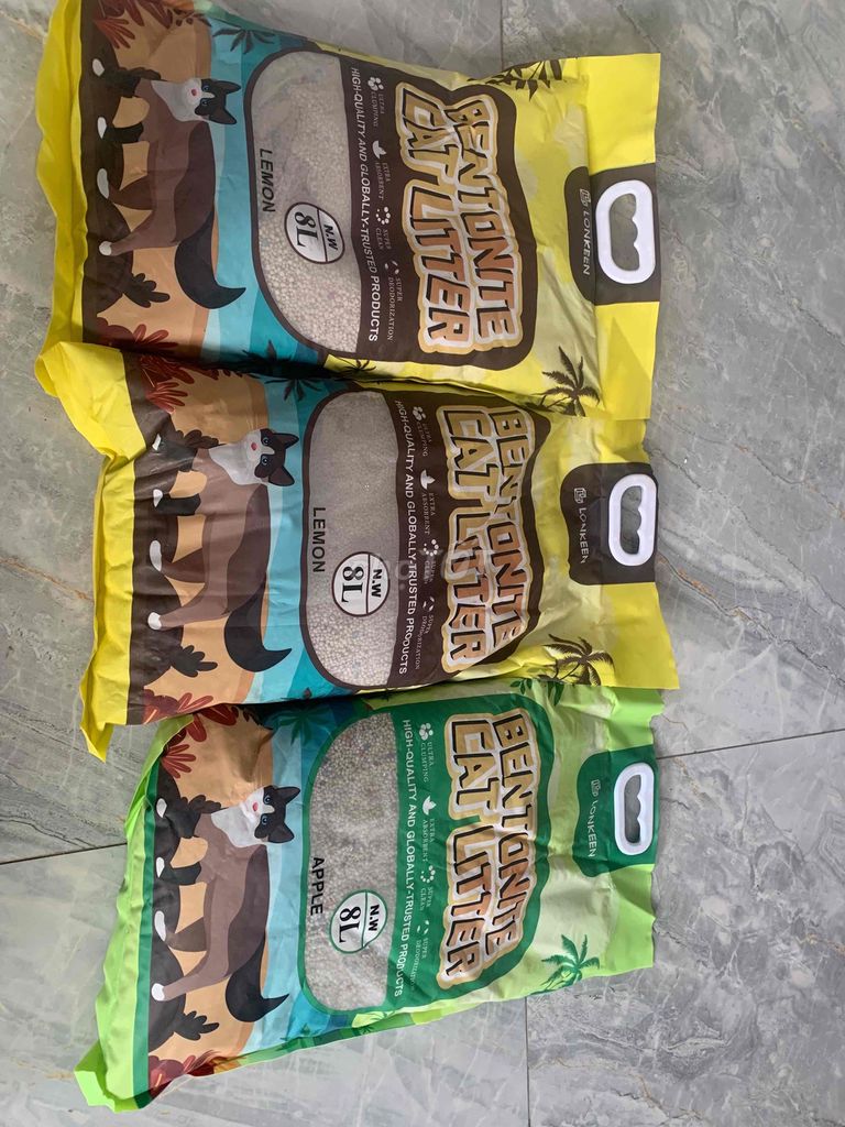 Cát vệ sinh Lonkeen Bentonite 8L. Mua bán Phụ kiện, Thức ăn, Dịch vụ tại Quận Sơn Trà Đà Nẵng được đăng bởi Nâu Nâu hình 1