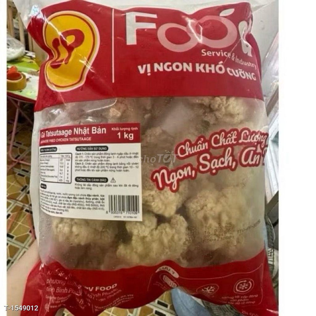 CP GÀ TATSUTAAGE NHẬT BẢN GÓI 1KG. Mua bán Đồ ăn, thực phẩm và các loại khác tại Quận 11 Tp Hồ Chí Minh được đăng bởi Siêu thị Anh Tú 88 hình 1