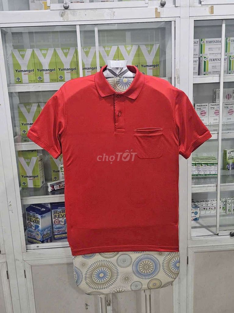 Áo polo Uniqlo Nam L Đỏ Polyester Mới 99,99%. Mua bán Quần áo tại Thành phố Thủ Đức Tp Hồ Chí Minh được đăng bởi Shop khoa nguyễn si tuyển  hình 1