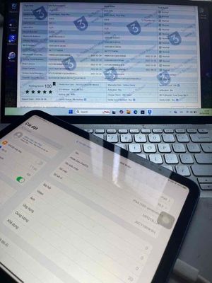 iPad Gen 10 64GB Màn zin ép kính Pin94% xài Full