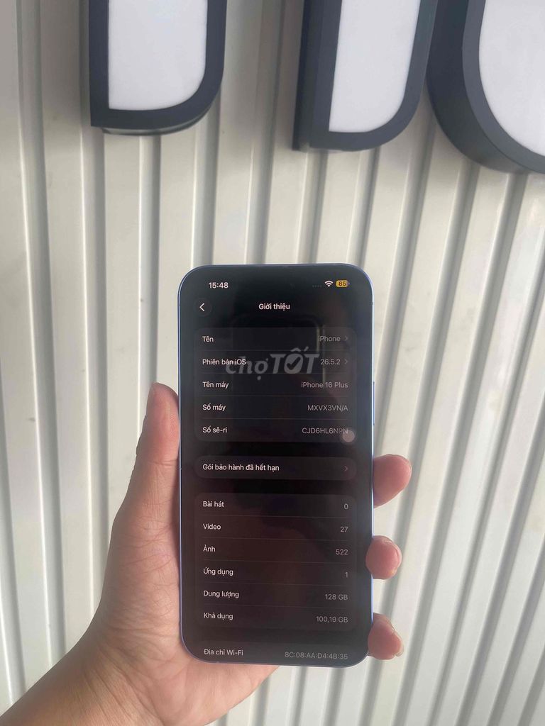 iPhone 16 Plus 128GB Xanh Việt Nam Đã qua sử dụng. Mua bán Điện thoại tại Thành phố Thuận An Bình Dương được đăng bởi Phúc Bồ hình 1
