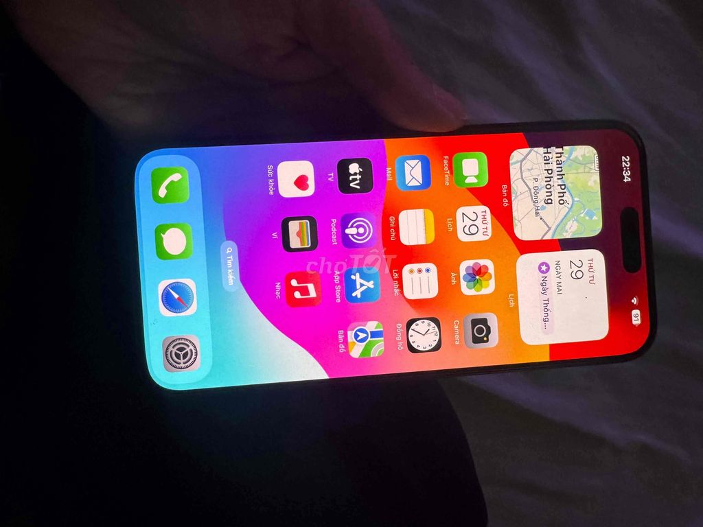iphone 15promax 256gb xanh quốc tế. Mua bán Điện thoại tại Quận Hồng Bàng Hải Phòng được đăng bởi iphone giá rẻ zin chất hình 1