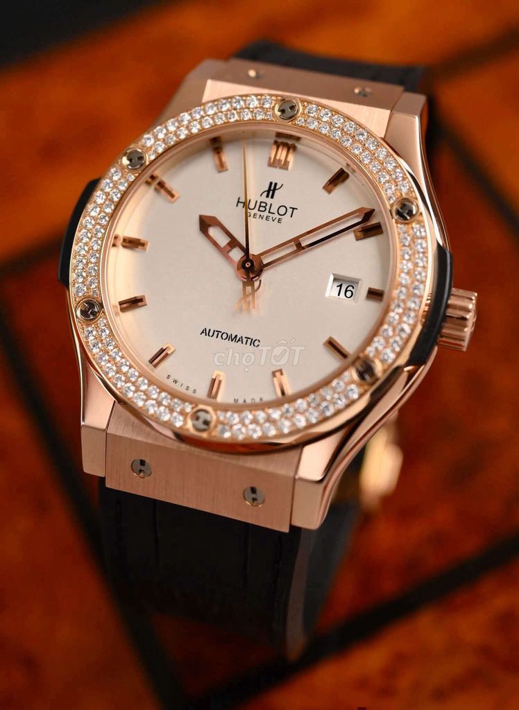 Hublot King Gold 42mm Vàng hồng, Đen Automatic. Mua bán Đồng hồ tại Quận 1 Tp Hồ Chí Minh được đăng bởi Shop Đồ Cổ hình 1