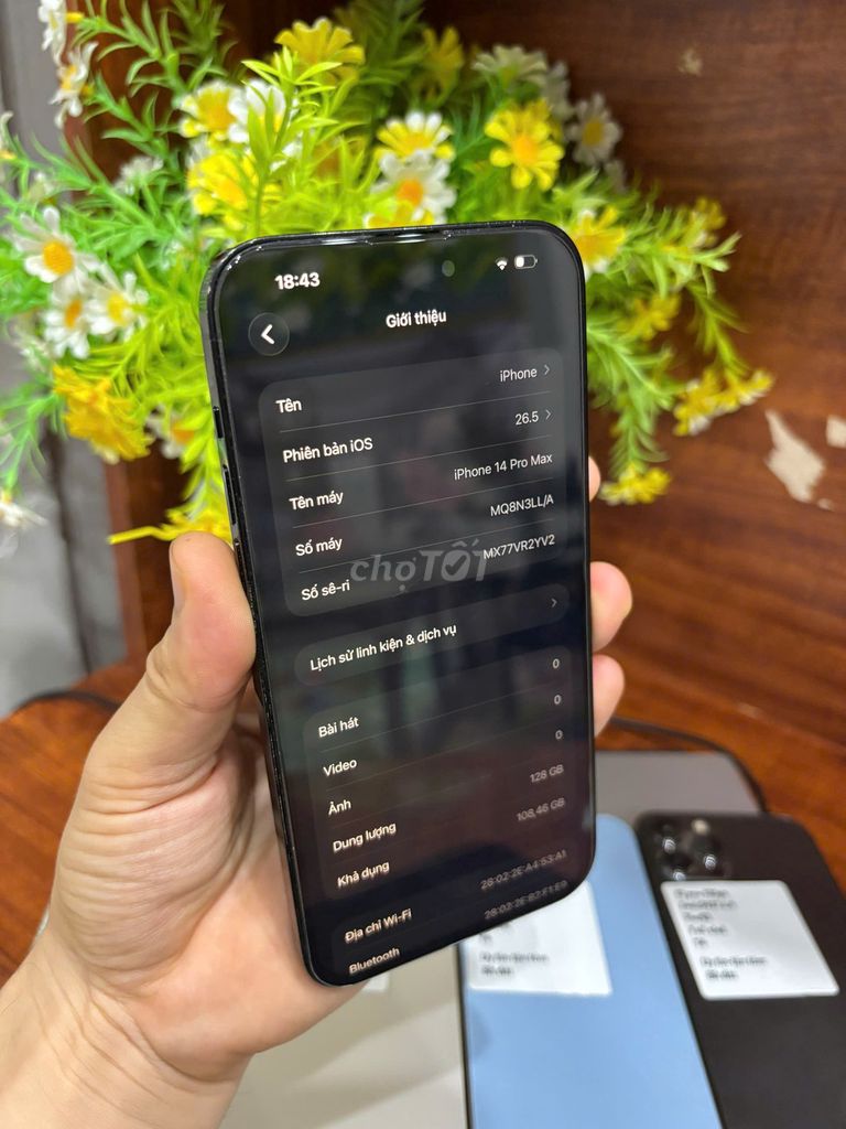 Apple iPhone 14 Pro Max 128GB Đen Oled. Mua bán Điện thoại tại Quận Bắc Từ Liêm Hà Nội được đăng bởi Cửa hàng Bính Táo hình 1