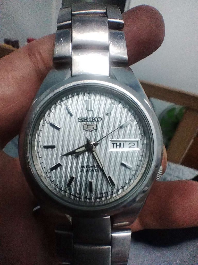 Đồng hồ Seiko 5 automatic,size 37mm,lộ mông lộ máy