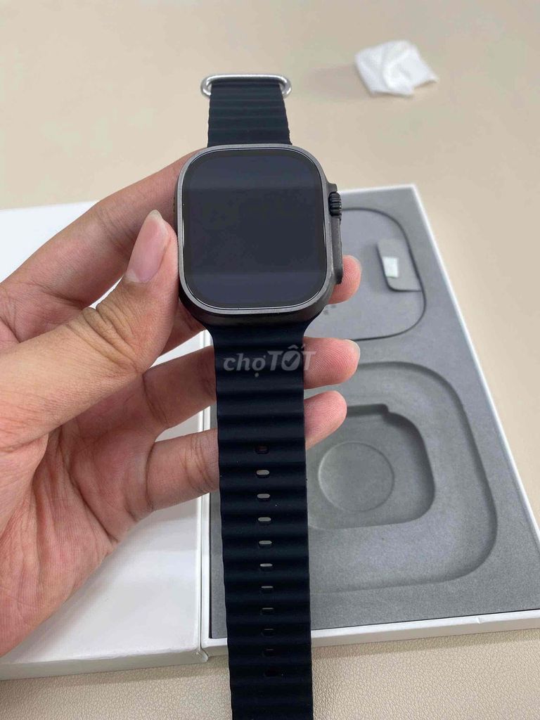 Apple Watch Ultra Gen 2 Đen 99% lte Esim zin 100%. Mua bán Thiết bị đeo thông minh tại Quận Tân Bình Tp Hồ Chí Minh được đăng bởi Shop Trung Văn Apple Watch hình 1