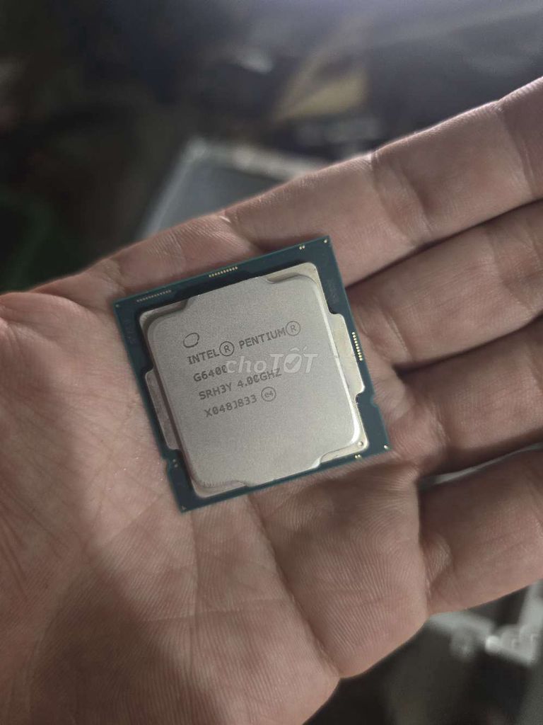 CPU Intel Pentium G6400 4.00GHz. Mua bán Linh kiện (RAM, Card...) tại Quận 12 Tp Hồ Chí Minh được đăng bởi Đạt Nguyễn  hình 1