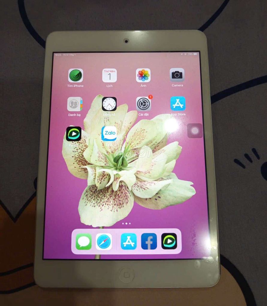 Apple iPad Mini 2 Bạc Nguyên zin 99%. Mua bán Máy tính bảng tại Huyện Mỹ Tú Sóc Trăng được đăng bởi Anh hình 1