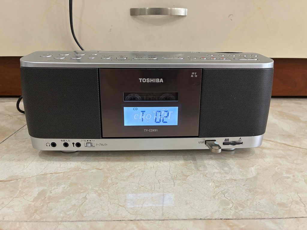 Đầu CD Cassette Toshiba TY-CDX91 Bạc. Mua bán Tivi, Âm thanh tại Quận Gò Vấp Tp Hồ Chí Minh được đăng bởi Đỗ Mạnh Thắng hình 1