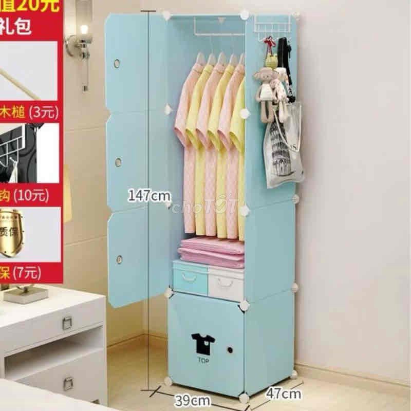 Tủ quần áo nhựa lắp ghép 4 ô. Mua bán Tủ, kệ gia đình tại Thành phố Thủ Đức Tp Hồ Chí Minh được đăng bởi Ngô Trang hình 1