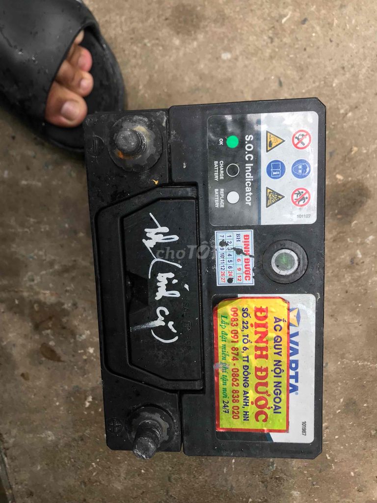 ắc quy 12v 40ah nặng 9,5 kg. Mua bán Phụ tùng xe tại Huyện Đông Anh Hà Nội được đăng bởi Nguyễn Lực hình 5
