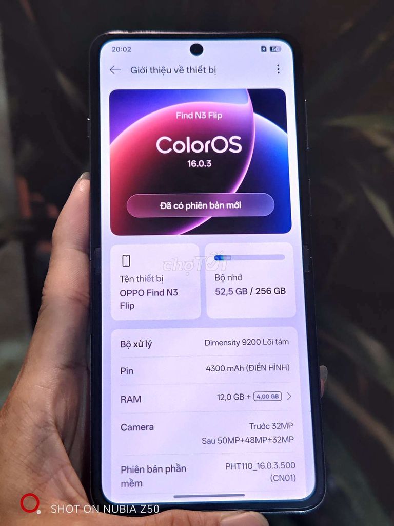 Oppo Find N3 Flip 12GB/256GB Đen. Mua bán Điện thoại tại Quận 10 Tp Hồ Chí Minh được đăng bởi Tran Phong hình 1