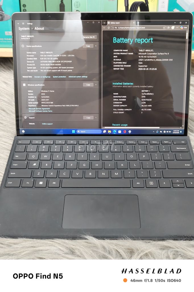 Surface Pro 9 i5 1235U 8/256GB Xanh Forest + phím. Mua bán Laptop tại Quận 8 Tp Hồ Chí Minh được đăng bởi Đam Mê Công Nghệ hình 1