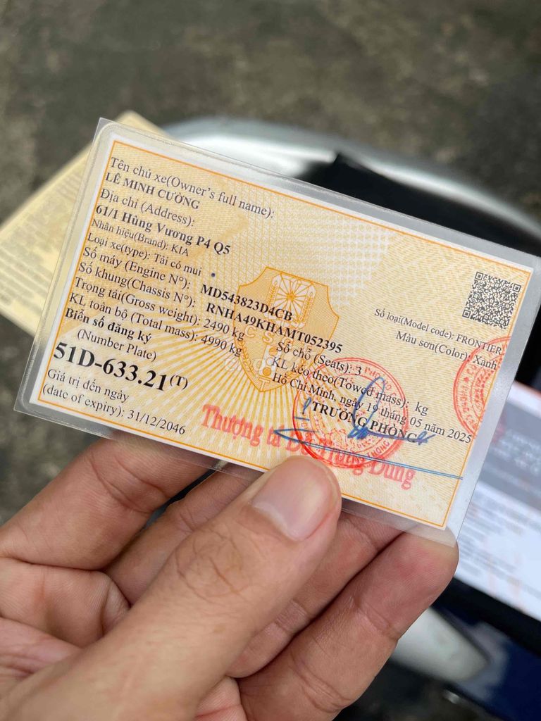 Kia 2021 2 tấn 500kg mới mua ít đi ,bán tại nhà q8. Mua bán Xe tải, xe ben tại Quận 8 Tp Hồ Chí Minh được đăng bởi LUAN MINH PHONG hình 8